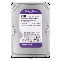 西部数据 监控级硬盘 WD Purple 西数紫盘 2TB 64MB SATA CMR (WD23PURZ)