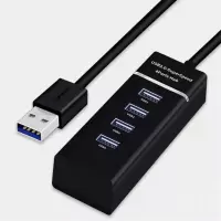 Lenovo 3.0分线器接口hub扩展器转接头笔记本台式电脑一拖四扩展坞集线器 Usb30四口独立开关旗舰版 5m