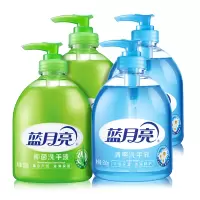 蓝月亮芦荟野菊洗手液500g*4瓶套装 芦荟抑菌2瓶+野菊清爽洗手液2瓶 冲洗方便洁净双手滋润抑菌