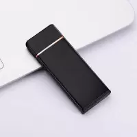 户外用品USB充电创意电子打火机 黑色