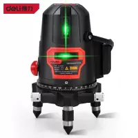 得力(deli)DL332602激光水平仪亮度可调(红)LD2线单位 台