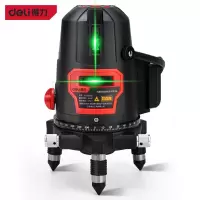 得力(deli)DL332603激光水平仪亮度可调(红)LD3线单位 台