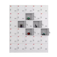 迅迈 三十门工具充电柜(钥匙锁)电动工具充电柜 工地对讲机存放柜 手电钻锂电池集中充电保管箱