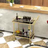 君绘 移动酒水车餐厅推车置物架