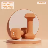 飞尔顿 方糖哑铃一对装(单只1KG-橙色款)