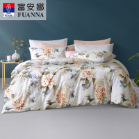 富安娜(FUANNA) 纯棉四件套-锦绣流莲203*229cm