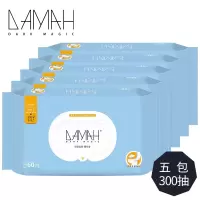 黑魔法(DAMAH DARK MAGIC) 湿厕纸60抽*5包