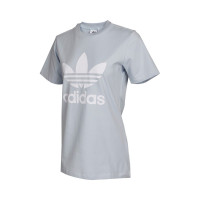 阿迪达斯阿迪达斯(Adidas) 三叶草女短袖T恤LOGO款上衣休闲运动服