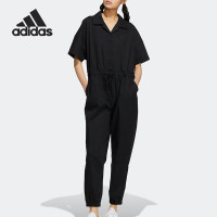 ADIDAS/阿迪达斯NEO女子时尚运动休闲短袖连体衣运动套装