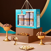 臻味坚果礼盒夏威夷开心果春节年货大礼包过年送女友长辈节日送礼福利 环球佳果礼盒 1.32kg