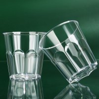 一次性水晶杯 硬塑航空杯 一次性杯子 透明水杯 加厚水晶杯500只箱