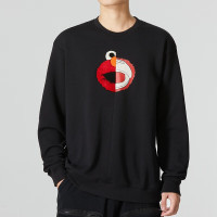 阿迪达斯男装 新款运动休闲圆领套头衫卫衣