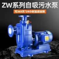 H 自吸式排污泵直连式污水泵管道离心泵ZW40-16-4