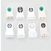 支架灯具配件T8 G13日光灯灯座灯角 带铁片灯脚 LED灯座