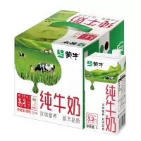 蒙牛 纯牛奶1L*6盒