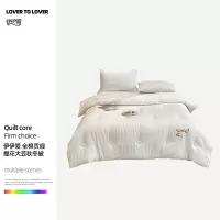 伊伊爱 全棉贡缎提花大豆秋冬被5斤 冰凌花 200*230cm/BZ0TDC2301130