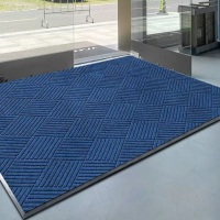 海马深蓝色地垫/地毯300*120cm