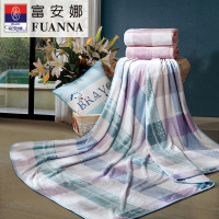 富安娜(FUANNA)单层法兰绒毯\塞纳格调100*150cm