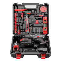 欧莱德(OULAIDE)充电式手电钻电动螺丝刀电转多功能家用工具箱木工维修组套锂电...