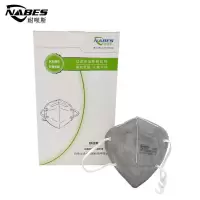 耐呗斯 KN95口罩 NBS95402-HU 防粉尘雾霾工业口罩 头戴式无阀 外置鼻梁 50只/盒 10盒/箱 一箱