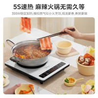 美的(Midea)星钻系列电磁炉家用微晶面板大功率悬浮加热9档调节预约定时[星钻面板]3D悬浮大火力 MC-E22B29