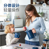 摩飞电器 豆浆机 家用破壁机 600mI MR8200+MR108蓝色