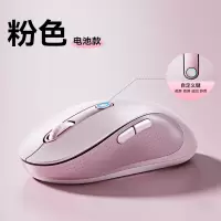 倍思(BASEUS)无线蓝牙鼠标 F02粉色[蓝牙+USB双无线]人体工学丨自定义快捷键