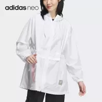 ADIDAS/阿迪达斯neo夏新款女子运动连帽夹克外套