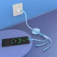 沃品 伸缩数据线LC012 颜色随机