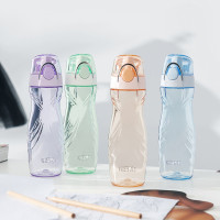 膳魔师 塑料杯男女运动水杯便携带提手带刻度500ml 夏季露营随行杯子TCSL-500(LX)