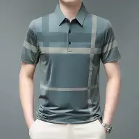 新款男士polo衫夏季短袖t恤男简约商务青年宽松大码男装批发