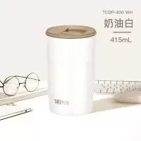 膳魔師(THERMOS)简约便携随手杯情侣保温杯TCDP-400-WH(奶油白)