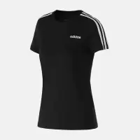 阿迪达斯阿迪达斯(Adidas)女服短袖T恤三条纹健身跑步休闲运动服