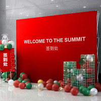 飞狐 舞台背景墙支架喷绘海报布内容定制 尺寸3m*6m 单位:1张