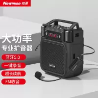 纽曼(Newmine)MS19头戴麦黑色小蜜蜂无线扩音器教师专用喇叭导游腰挂蓝牙音箱迷你便携式讲课教学喊话器大音量