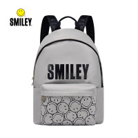 SMILEY灰色微笑双肩包 SMILEY-XB21-6003