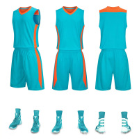 定制篮球服裤子带号码对克衣服双面文字+号码