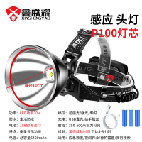 鑫盛耀头戴式超亮强光手电筒充电野外矿灯led夜钓家用远射配3锂电池
