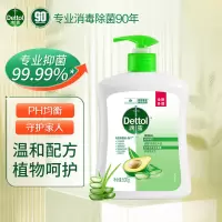 滴露(Dettol)健康洗手液500g瓶装 男女士儿童家用水洗洗手液 清洁 植物呵护500g