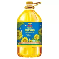 金龙鱼 食用油 压榨 不油腻轻年葵花籽油 4L 桶