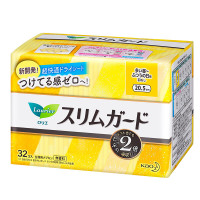 乐而雅(laurier)日本进口 花王/KAOS系列 进口卫生巾 安心日用 20.5cm*32片