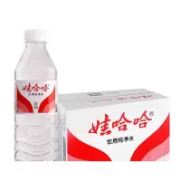 娃哈哈纯净水350ml*24瓶一箱 单位:箱