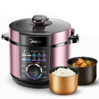 美的(Midea) 6L大容量家用旋纽操控电压力锅 MY-YL60M131