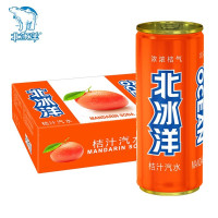 北冰洋汽水果汁饮品碳酸饮料桔汁330ml*24听整箱