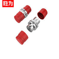胜为 工程电信级FC-FC方形 (5个装) 光纤头耦合器法兰盘 OCF-103
