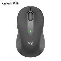 罗技(Logitech) M650鼠标 无线蓝牙鼠标 轻音鼠标 办公鼠标 双模M650 黑色