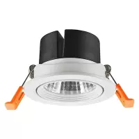 远波 LED天花灯防眩光嵌入式射灯 7W-暖黄光-开孔75mm