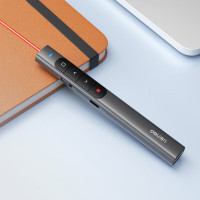 得力(deli)PPT翻页笔 百米远控 ppt投影笔 智能充电激光翻页笔 单支装