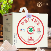 中茶普洱茶紧压茶熟普357g*7茶饼整提 7761云南普洱茶叶中华老字号