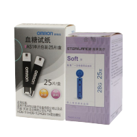 欧姆龙(OMRON)家用医用智能免调码测血糖HGM-114 附AS1试纸和针头血糖仪+50片试纸+50针头+50消毒棉片